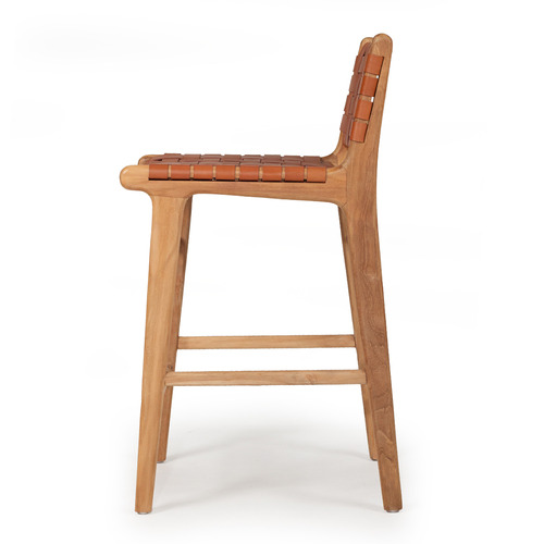 本革スツール～Woven leather stool～ Adembi Woven Leather Counter Stool | Accessories for the Home